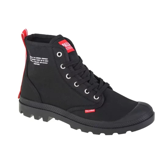 Zdjęcie produktu Palladium Pampa Hi Dare 76258-008-M, Unisex, Czarne, buty sneakers, tkanina, rozmiar: 36
