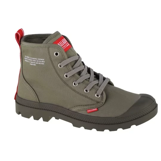 Zdjęcie produktu Palladium Pampa Hi Dare 76258-325-M, Unisex, Zielone, buty sneakers, tkanina, rozmiar: 36