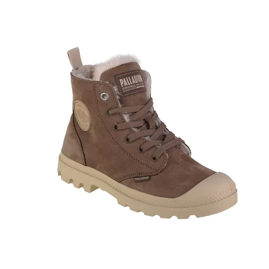 Zdjęcie produktu Palladium Pampa Hi Zip WL 95982-212-M, Damskie, Brązowe, buty sneakers, nubuk, rozmiar: 37
