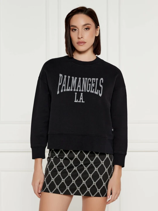 Zdjęcie produktu Palm Angels Bluza COLLEGE CLASSIC CREW | Cropped Fit czarny