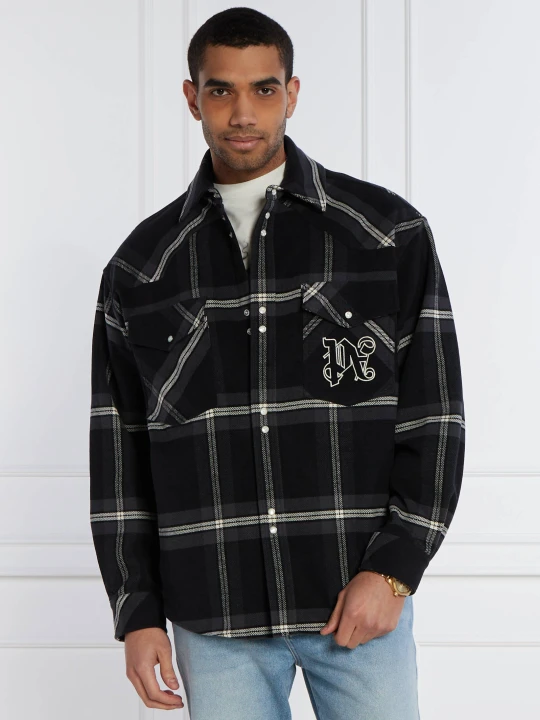 Zdjęcie produktu Palm Angels Koszula | Oversize fit grafitowy