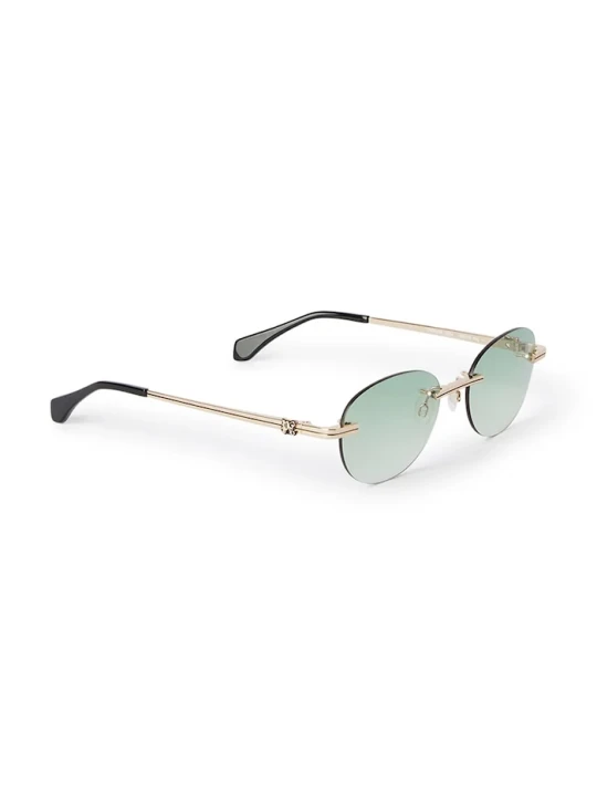 Zdjęcie produktu Palm Angels okulary przeciwsłoneczne okrągłe złoty
