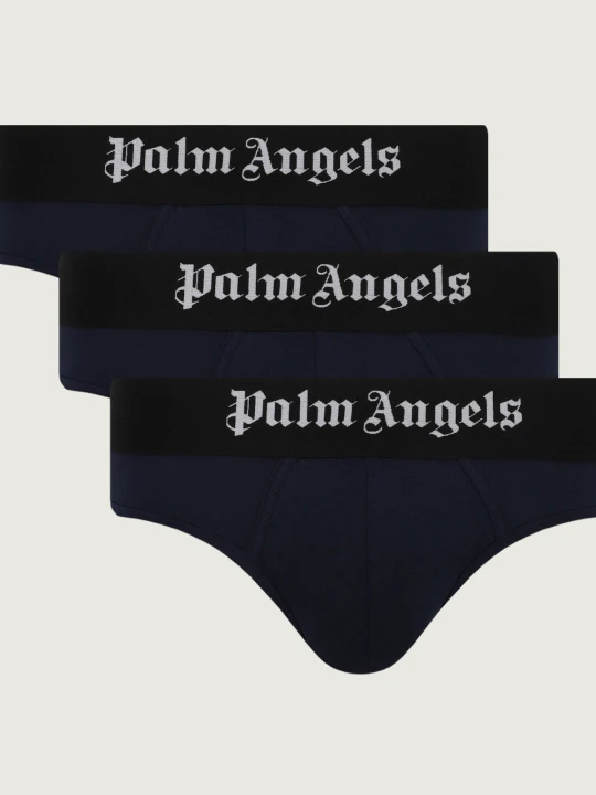 Zdjęcie produktu Palm Angels Slipy 3-pack granatowy