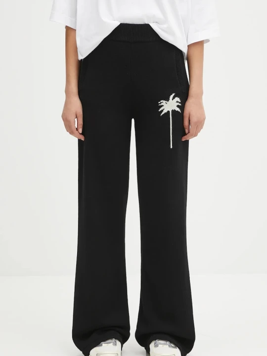 Zdjęcie produktu Palm Angels spodnie z domieszką wełny Palms Knit