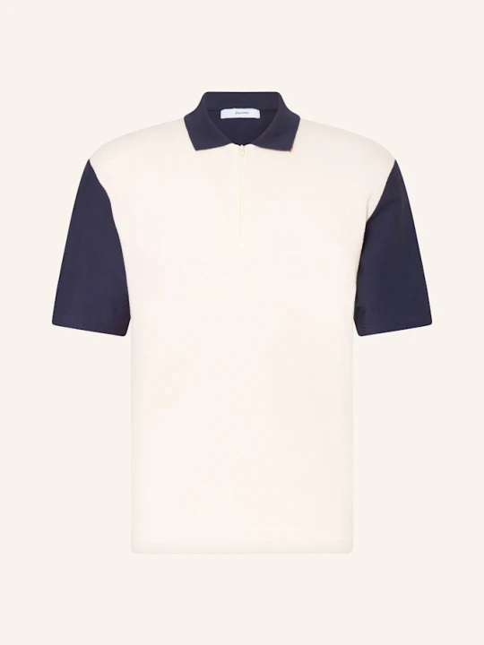 Zdjęcie produktu Palmes Koszulka Polo Textured Zip Polo blau