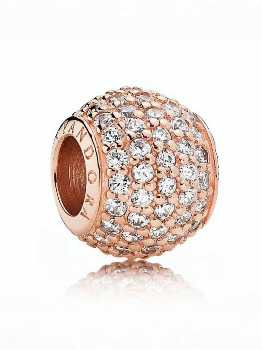 Zdjęcie produktu Pandora Pozłacany charms z cyrkoniami rozmiar: onesize złoty