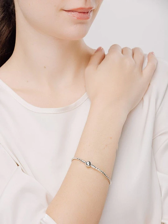 Zdjęcie produktu Pandora Srebrna bransoletka rozmiar: 18