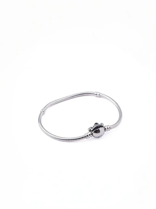 Zdjęcie produktu Pandora Srebrna bransoletka "Stitch" rozmiar: 19