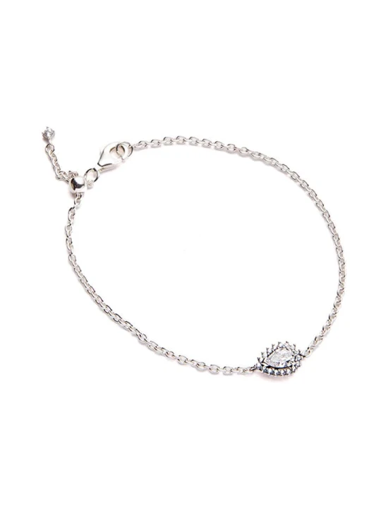 Zdjęcie produktu Pandora Srebrna bransoletka z cyrkoniami rozmiar: 18 cm