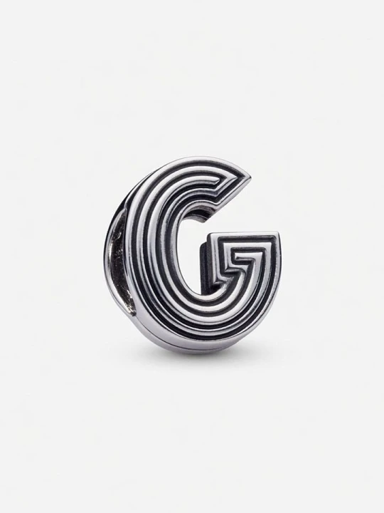 Zdjęcie produktu Pandora Srebrny charms "G" rozmiar: onesize
