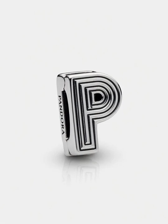 Zdjęcie produktu Pandora Srebrny charms "P" rozmiar: onesize