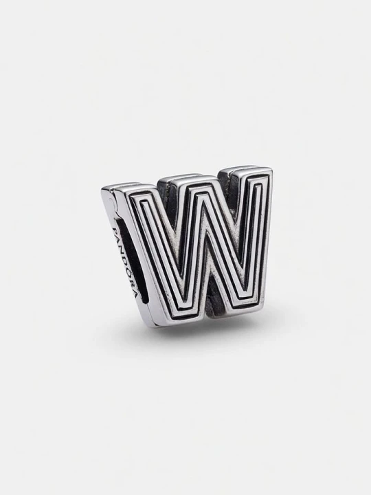 Zdjęcie produktu Pandora Srebrny charms "W" rozmiar: onesize