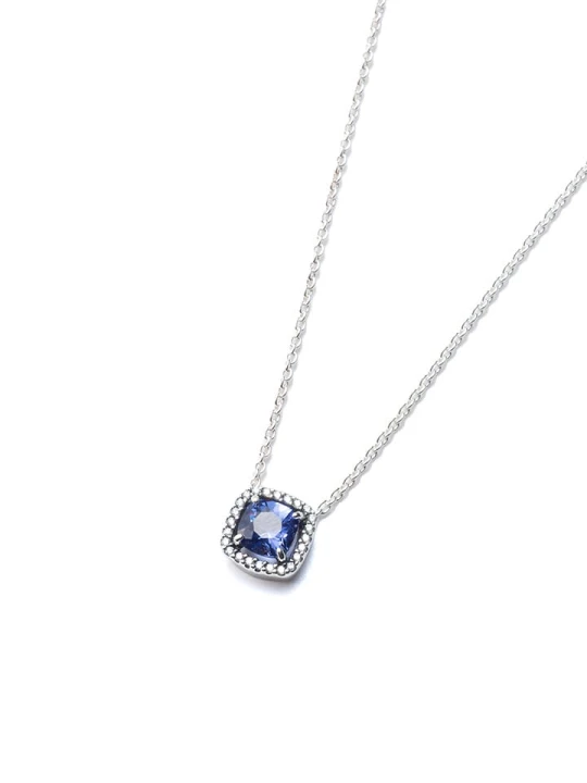 Zdjęcie produktu Pandora Srebrny naszyjnik z elementem ozdobnym - dł. 45 cm rozmiar: onesize