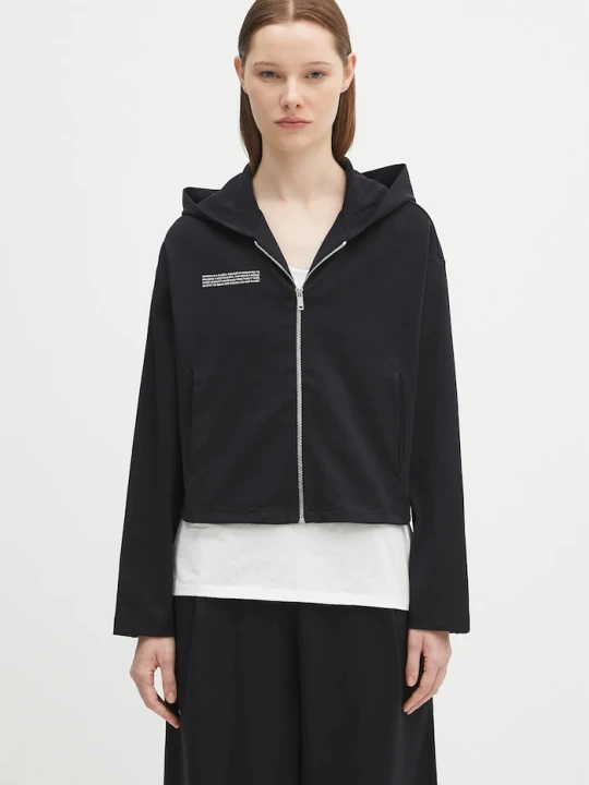 Zdjęcie produktu Pangaia bluza DNA Double Jersey Zip Up Hoodie czarny