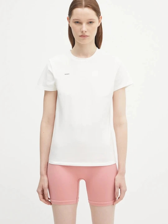Zdjęcie produktu Pangaia t-shirt Cotton-Stretch T-shirt biały