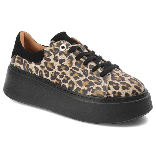 Zdjęcie produktu Panterka Sneakersy Armodo Damskie Obuwie Premium czarny