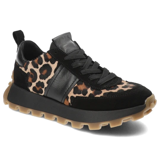 Zdjęcie produktu Panterka Sneakersy Chebello Eleganckie Obuwie Damskie Premium brązowy