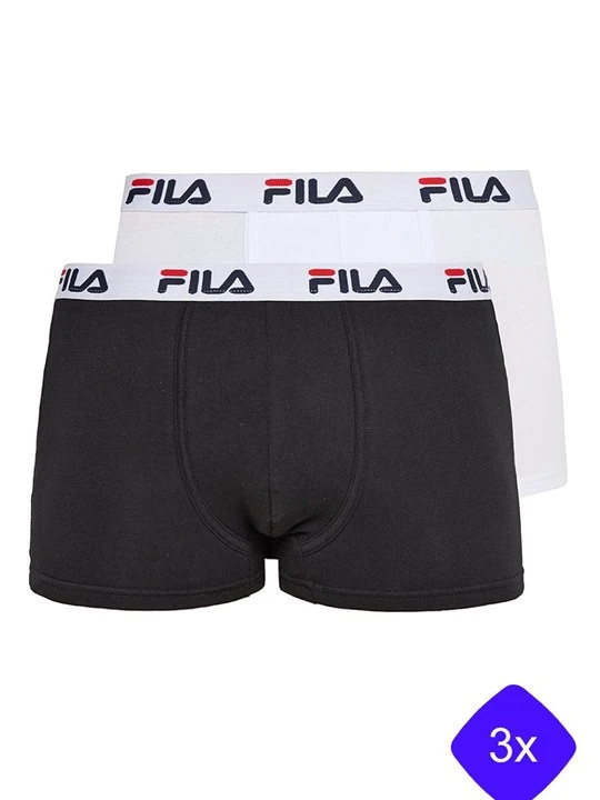 Zdjęcie produktu Bokserki z krótkimi nogawkami Fila czarny