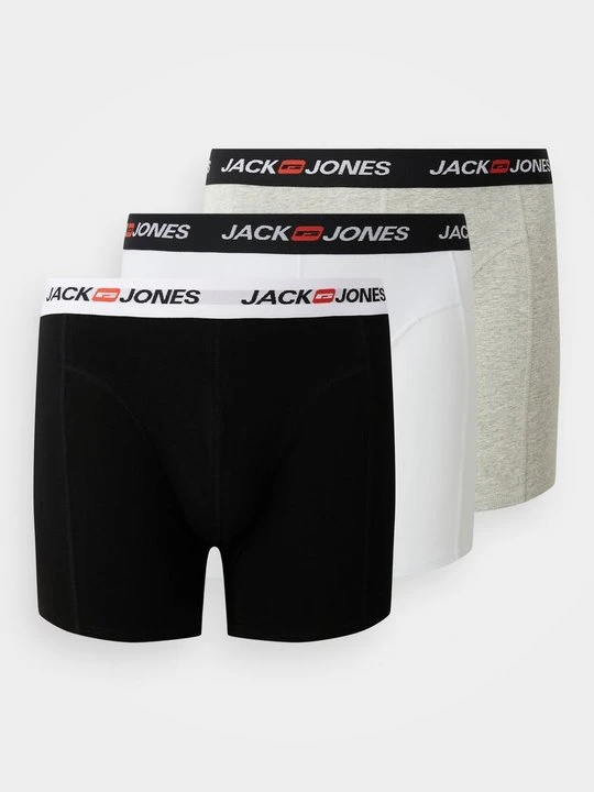 Zdjęcie produktu Bokserki z krótkimi nogawkami Jack&Jones jasnoszary melanż