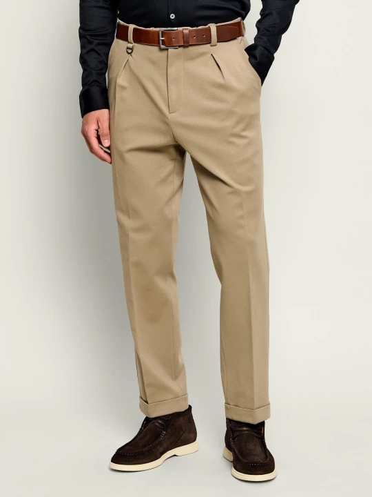 Zdjęcie produktu PAOLO PECORA Spodnie chino | Regular Fit beżowy