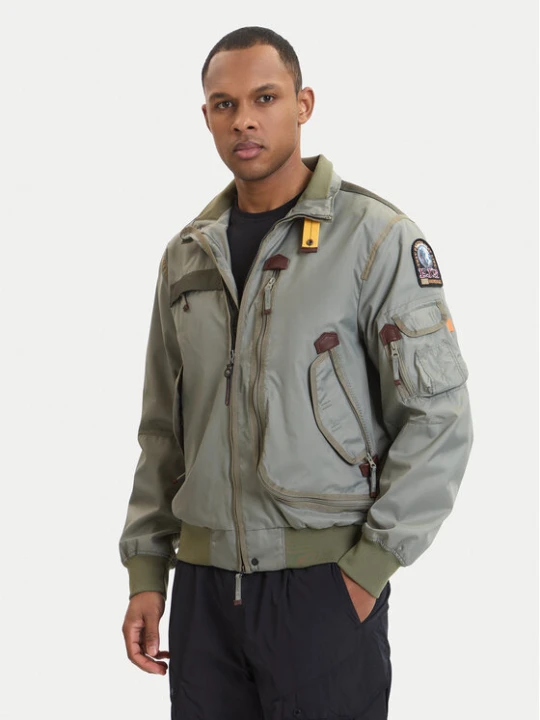 Zdjęcie produktu Parajumpers Kurtka przejściowa Wes 26SMPMJKMA02 Zielony Regular Fit