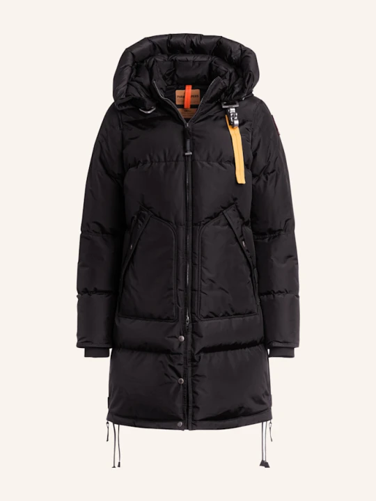 Zdjęcie produktu Parajumpers Płaszcz Puchowy Long Bear Z Odpinanym Kapturem schwarz CZARNY