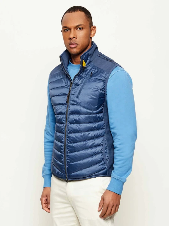 Zdjęcie produktu PARAJUMPERS Puchowy bezrękawnik ZAVIER | Slim Fit niebieski