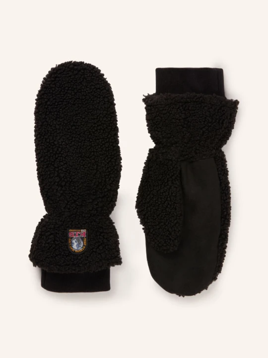 Zdjęcie produktu Parajumpers Rękawiczki Z Jednym Palcem Ilova Z Pluszu schwarz CZARNY