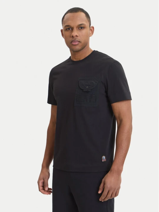 Zdjęcie produktu Parajumpers T-Shirt Malham 26SMPMTSRY01 Czarny Regular Fit
