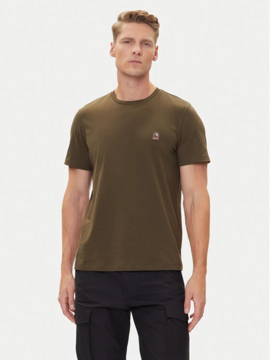 Zdjęcie produktu Parajumpers T-Shirt Patch 25WMPMTSEY29 Khaki Regular Fit