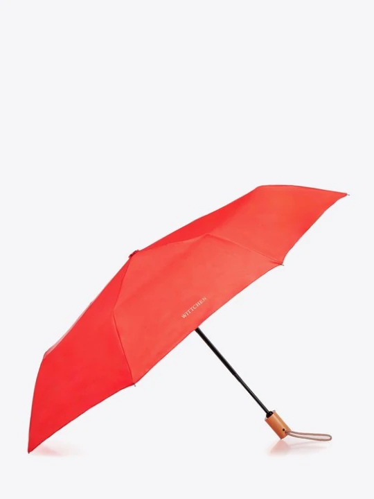 Zdjęcie produktu Parasol automatyczny z drewnianą rączką czerwony Wittchen