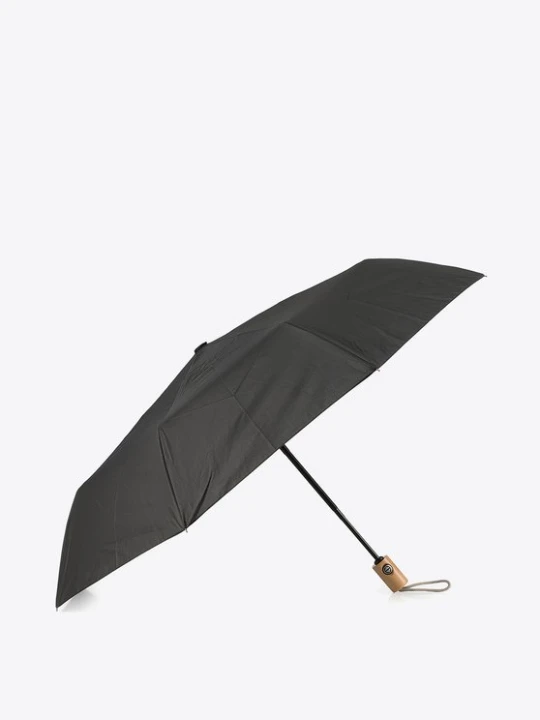 Zdjęcie produktu Parasol automatyczny z drewnianą rączką Wittchen czarny