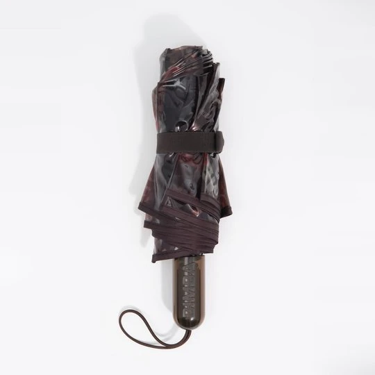 Zdjęcie produktu Parasol nadruk krata przydymione bordo BIMBA Y LOLA BURGUNDY