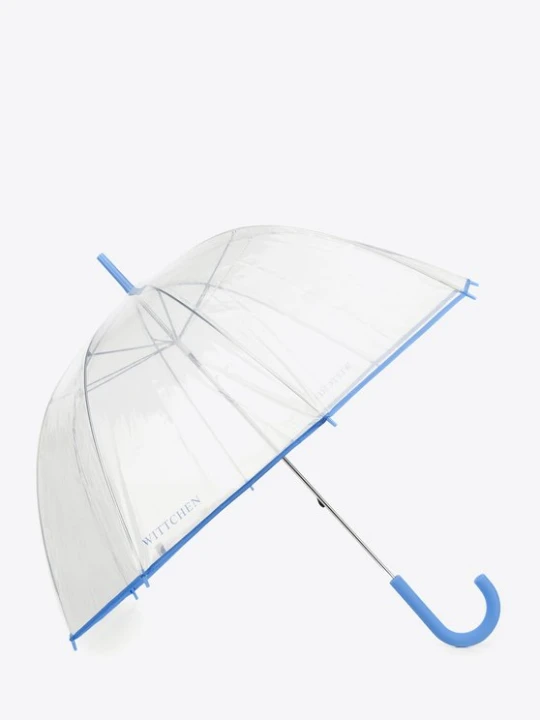 Zdjęcie produktu Parasol transparentny niebieski Wittchen