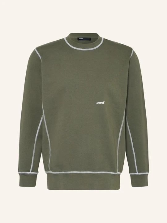 Zdjęcie produktu Parel. Bluza Nierozpinana Contrast Crewneck gruen OLIWKOWY