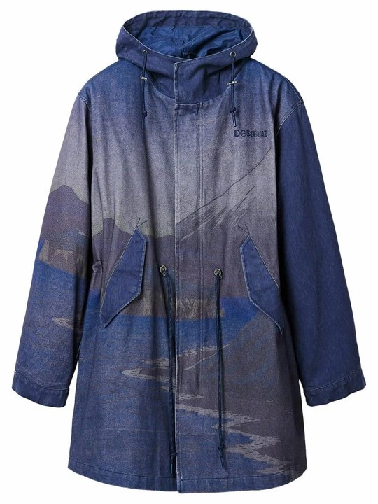 Zdjęcie produktu Parka Desigual niebieski