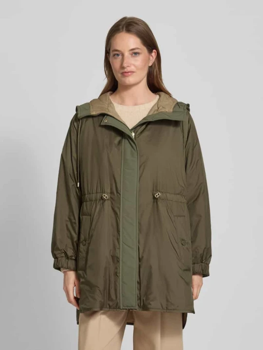 Zdjęcie produktu Parka dwustronna o kroju regular fit z wodoodpornego materiału model ‘CAMO’ Weekend Max Mara Khaki