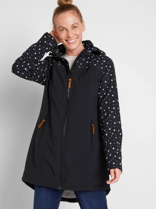 Zdjęcie produktu Parka funkcyjna softshell na podszewce z miękkiego polaru BonPrix czarny