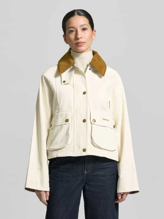 Zdjęcie produktu Parka o kroju regular fit z czystej bawełny Barbour Złamany biały