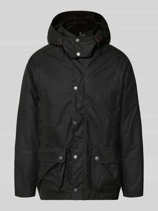 Zdjęcie produktu parka o kroju regular fit z czystej bawełny Barbour Oliwkowy