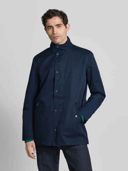 Zdjęcie produktu Parka o kroju regular fit z domieszką bawełny Barbour Granatowy