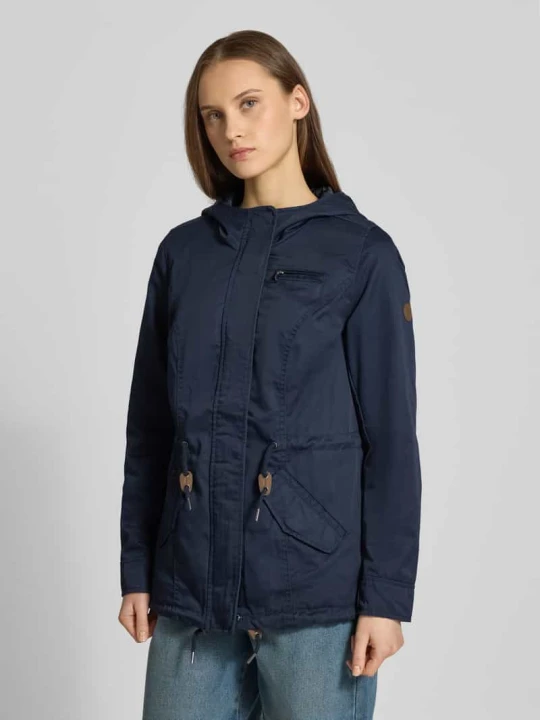 Zdjęcie produktu Parka o kroju regular fit z domieszką bawełny model 'LORCA' Only Granatowy