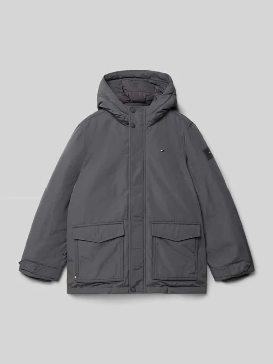 Zdjęcie produktu Parka o kroju regular fit z dwustronnym zamkiem błyskawicznym Tommy Hilfiger Grafitowy