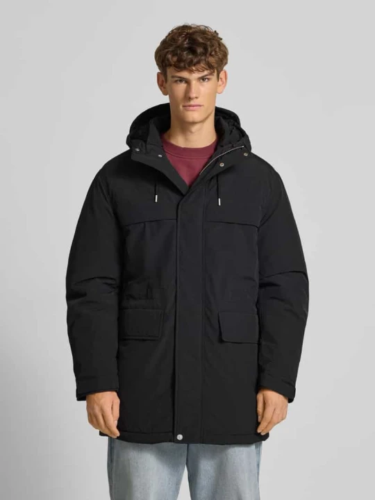 Zdjęcie produktu Parka o kroju regular fit z kapturem model ‘CITY READY’ Tommy Jeans Czarny