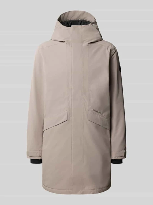Zdjęcie produktu parka o kroju regular fit z kapturem model 'Kenny' Didriksons Złamany biały