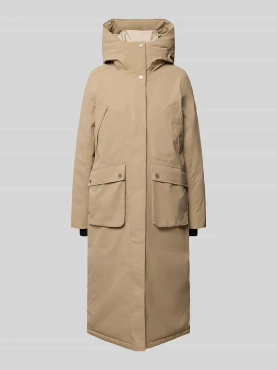 Zdjęcie produktu Parka o kroju regular fit z kapturem model 'Melody' Didriksons Beżowy