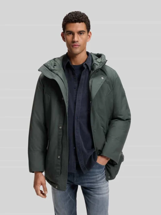 Zdjęcie produktu Parka o kroju regular fit z kapturem model 'Osiass1' Boss Oliwkowy