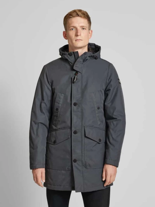Zdjęcie produktu Parka o kroju regular fit z kapturem s.Oliver Czarny