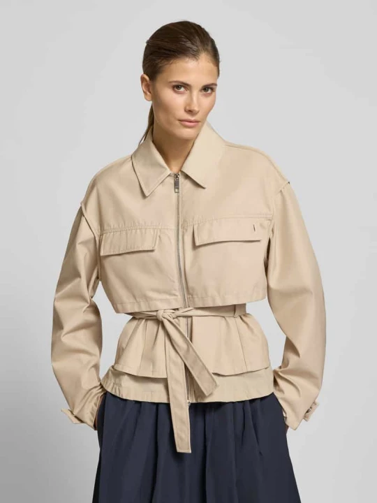 Zdjęcie produktu Parka o kroju regular fit z kieszeniami na piersi z patkami Model 'PAGLIERO' Boss Beżowy