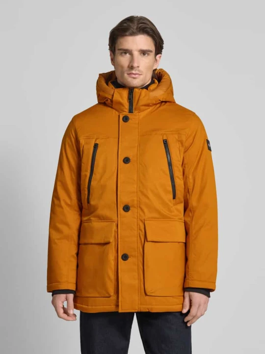Zdjęcie produktu Parka o kroju regular fit z kieszeniami z patką Tom Tailor Pomarańczowy